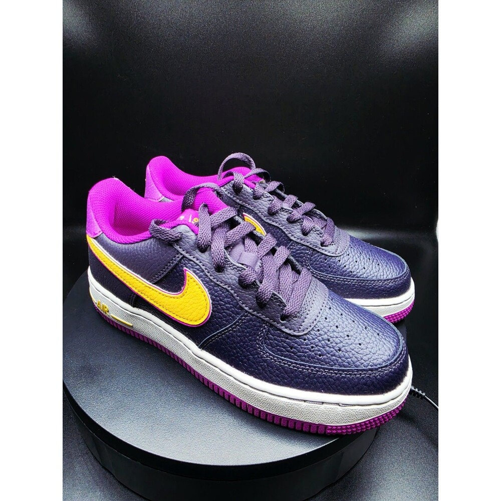 Nike Air Force 1 (GS) Sneakers Cave Purple/Solar Flare DX5805 US 6.5 WOMEN/5 Y